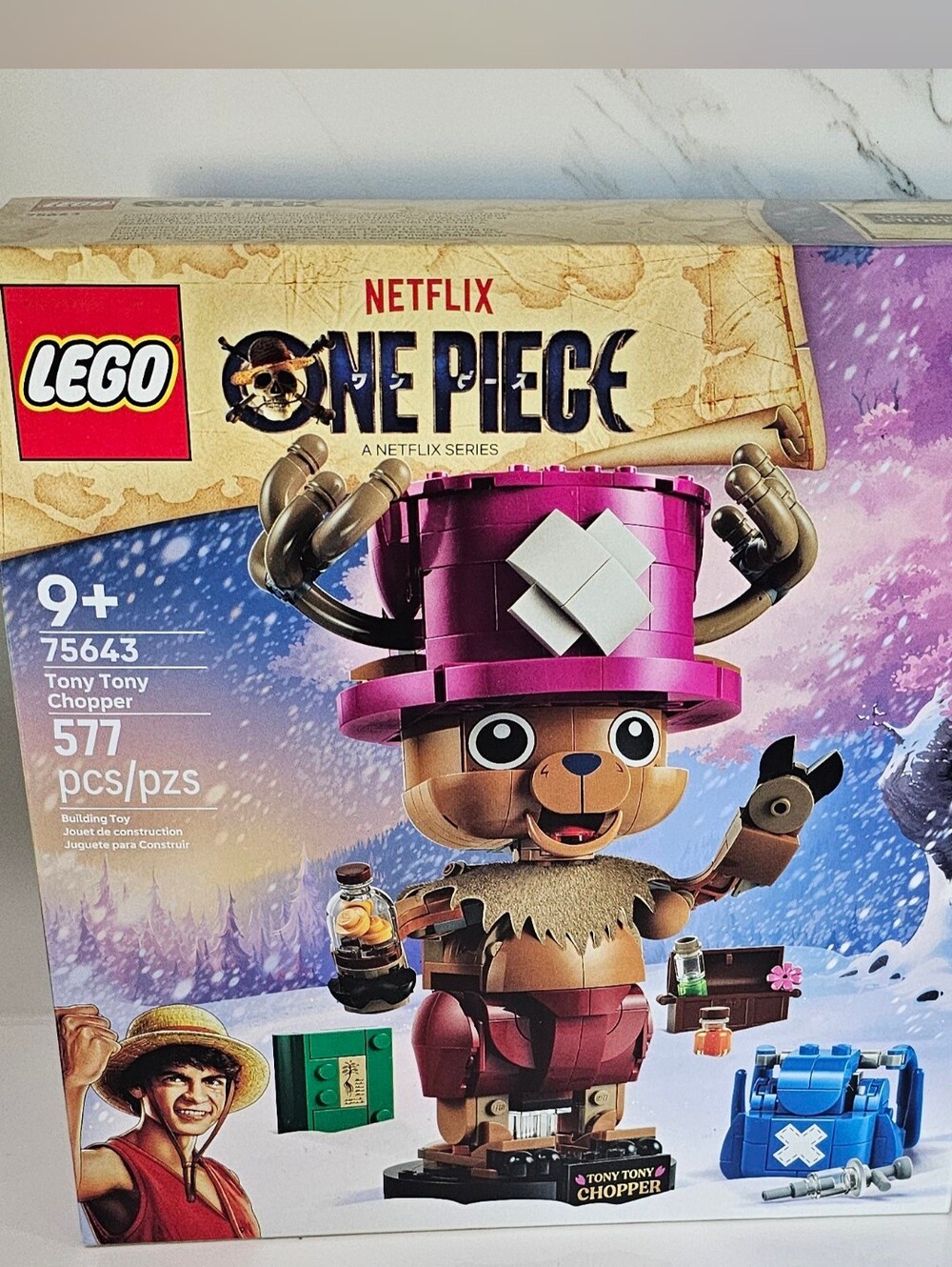 LEGO One Piece Tony Tony Chopper 75643 577 Pieces NIB